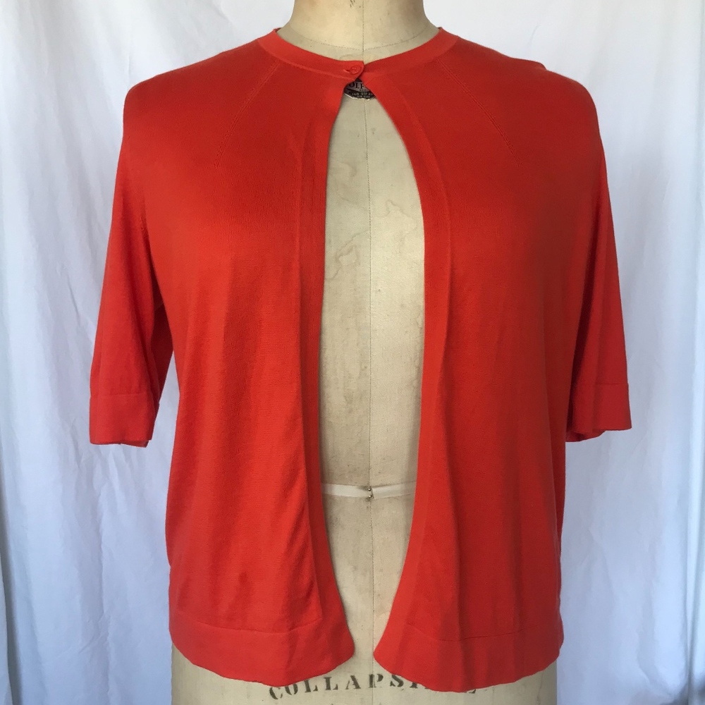 Orange AKRIS Sweater (Size 16)